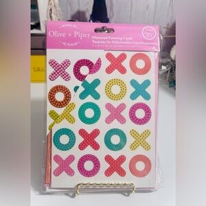 3pk Diamond Painting Cards by Olive + Piper Valentine’s Day NWT